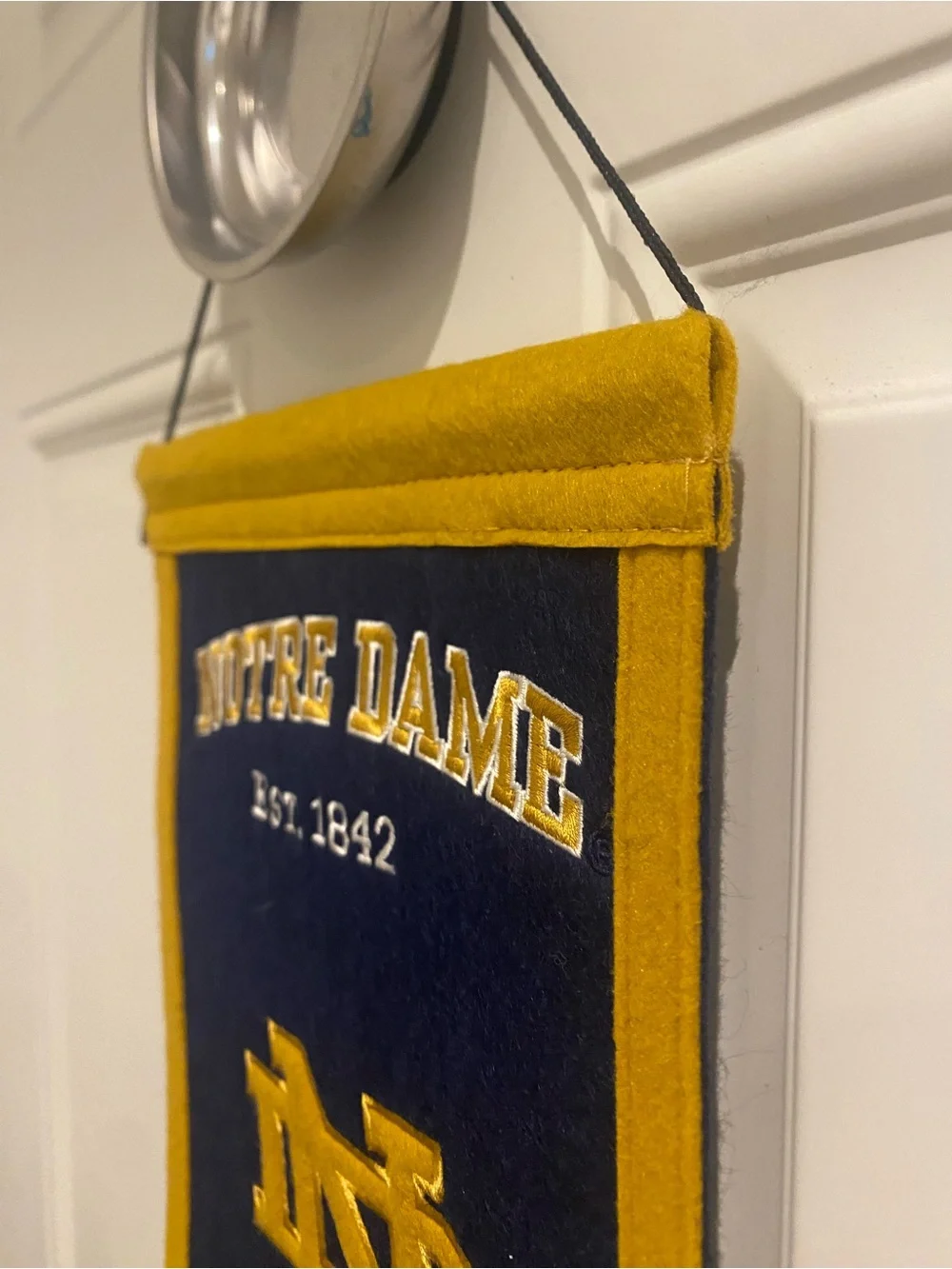 Notre Dame Fighting’ Irish Pennant - Winning Streak 30x8” - Picture 6 of 10